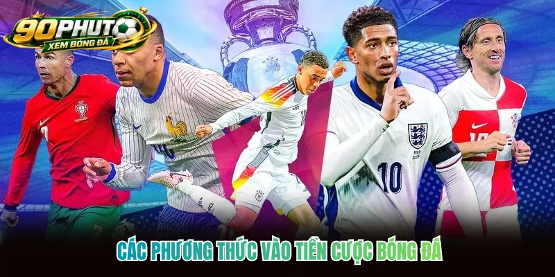 Các phương thức vào tiền cược bóng đá Các phương thức vào tiền cược bóng đá