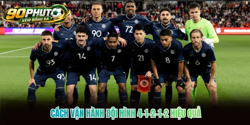 Cách vận hành đội hình 4-1-2-1-2 hiệu quả