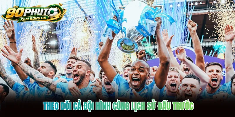 Theo dõi cả đội hình cùng lịch sử đấu trước